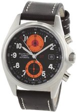 Glycine Combat Chrono black/Orange Dial on Strap