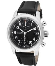 Ningaloo Reef Automatic Chrono Dual Time Black Dial Black Genuine Leather