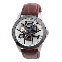 Goer Fashion  Military Hand-winding Mechanical Analog Wrist White