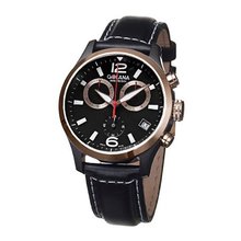 Golana Swiss AE220-1 Aero Stainless Steel Leather Chronograph