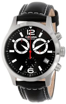 Golana Swiss TE120-1 Terra Stainless Steel Leather Fashion