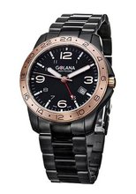 Golana Aero Pro Black Swiss Made Aviators GMT AE320-2