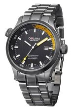 Golana Aqua Pro Black Swiss Made Divers AQ140-4