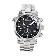 Golana Aqua Pro Swiss Made Divers Chronograph with Internal Rotating Bezel AQ300-2
