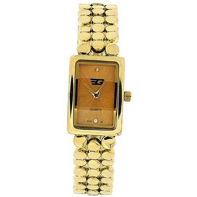 Golddigga Ladies Analogue Gold Dial Gold Tone Metal Bracelet Strap DIG34B