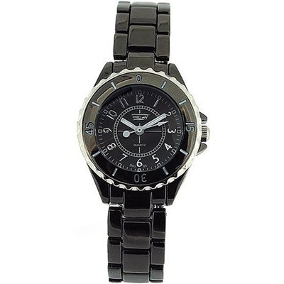 Golddigga Unisex Gun Metal Analogue Metal Bracelet Strap DIG05A