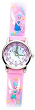 Fairy Magic (Pink Band) - Gone Bananas Analog Girls' Waterproof with Animated Fairy for Second Hand - 3 ATM Water Resistant
