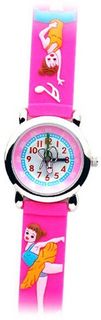Graceful Ballerina (Neon Pink Band) - Gone Bananas Analog Girls' Waterproof with Animated Ballet Slipper for Second Hand - 3 ATM Water Resistant