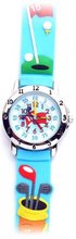 Grow to Pro (Light Blue Band) - Gone Bananas Analog Kids' with Animated Pair of Golf Clubs for Second Hand