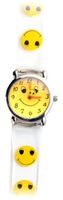 Happy Face (Clear Band) - Gone Bananas Analog Kid / Tween with Animated Smiley for Second Hand