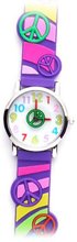 Kids for Peace (Purple Band) Gone Bananas Analog Kids' with Animated Peace Sign Second Hand