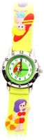 Little Surfers Catch Big Waves (Neon Green Band) - Gone Bananas Analog Kids' Waterproof - 3 ATM Water Resistant