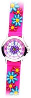 Me Grow (Neon Pink Band) - Gone Bananas Analog Girls' Waterproof with Animated Flower for Second Hand - 3 ATM Water Resistant
