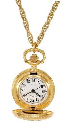 Gotham Antique Design Gold-Tone Quartz Fashion Pendant # GWC14118G