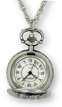 Gotham Antique Design Silver-Tone Quartz Fashion Pendant # GWC14119S