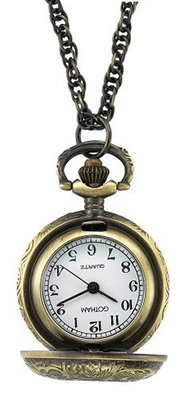 Gotham Antique Gold-Tone Quartz Fashion Pendant # GWC14120A