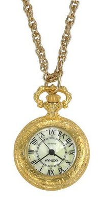 Gotham Antique Style Gold-tone Quartz Fashion Pendant # GWC14331G