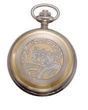 Gotham Two-Tone Swiss Quartz Date Movement Pocket # GWC14047A-HS