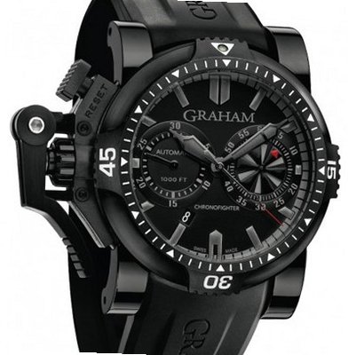 Graham Chronofighter Chronofighter Oversize Diver Deep Black
