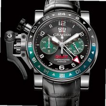 Graham Chronofighter Oversize Chronofighter Oversize GMT Steel Green