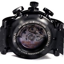 Graham Silverstone Stowe 28 Jewels Automatic Racing Chrono BLK/GRN Only 50 PCS Made