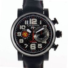 Graham Silverstone TT Black Dial Black Leather Automatic Limited Edition 2BLUV.B25R