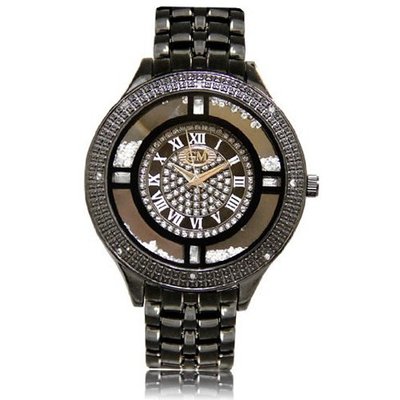Grand Master 45mm Round Black Case 0.15ct Diamonds Gm22-5b