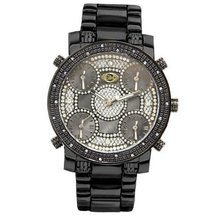 Grand Master 5 Time Zone 22 Diamonds Black Case Composite Steel Gm5-5b