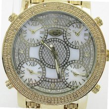Grand Master Five Time Zone Jet Bling Jacob Co Diamond GM5-5Y