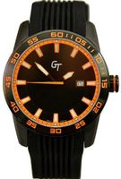 Great Timing GT 10-Year Lithium Battery Sporty Black with Orange Swiss GTA9360bk-ora