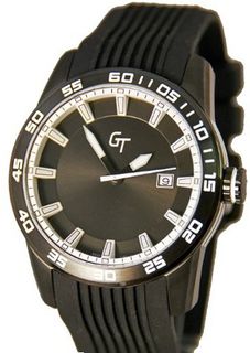 Great Timing GT 10-Year Lithium Battery Sporty Black with White Swiss GTA9360bk-whi