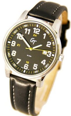 Great Timing GT Unisex Easy Read Numerals Date Black Swiss GTA9340W-blk