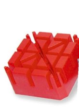 BRACELET HOLDER RED PLASTIC