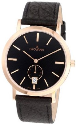 Grovana 1050.1567 Classic Rose Gold Analog Black