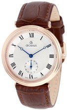 Grovana 1276.1568 Retrograde Rose Gold Analog Silver