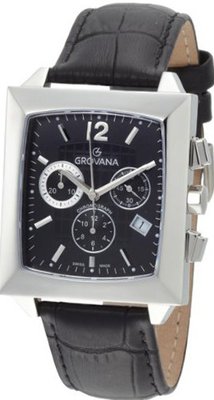 Grovana 1288.9537 Contemporary Quartz Black Dial