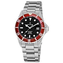 Grovana 1571.2136 Diver Diver Black Dial Red Bezel Automatic