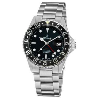 Grovana 1572.2137 GMT GMT Stainless Steel Bracelet Automatic