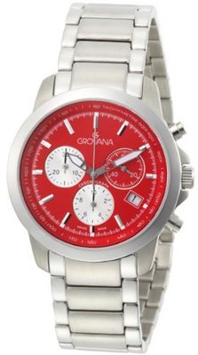 Grovana 1580.9136 Chronograph Quartz Red Dial