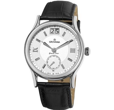 Grovana 1725.1532 Big Date Big Date Silver Dial Quartz