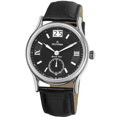 Grovana 1725.1537 Big Date Big Date Black Dial Quartz