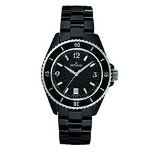 Grovana Black Dial Black Ceramic Ladies 4001.1187