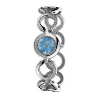 Grovana Quartz with Mother Of Pearl Dial Analogue Display and Silver Stainless Steel Plated Bracelet 4538.7135