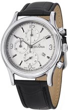 Grovana Traditional Silver Dial Quartz Chronograph 1728.9532