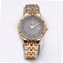 Gold with Diamonds Circular Analog Gold Band