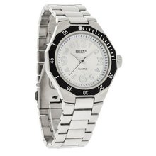 Gruen II Quartz Classic 42mm Silver Tone Bracelet Dress GR077