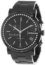 Gucci YA101340 G-Chrono Black PVD with Diamond Case