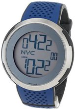 Gucci YA114105 I-Gucci Digital Blue Black Rubber Strap