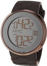Gucci YA114209 I-Gucci Digital Brown Rubber Strap