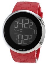 Gucci YA114212 I-Gucci Red Rubber Strap